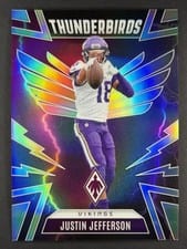 2025 Panini Phoenix Thunderbirds Justin Jefferson #34 card