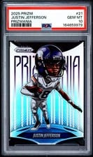 2025 Panini Prizm Prizmania Justin Jefferson #21 card