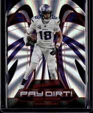 2025 Panini Revolution Pay Dirt! Justin Jefferson #15 card