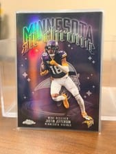 2025 Topps Chrome All Chrome Team Justin Jefferson #ACT-6 card