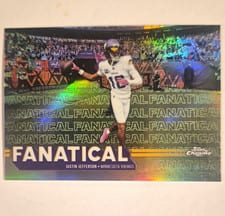 2025 Topps Chrome Fanatical Justin Jefferson #FF-19 card