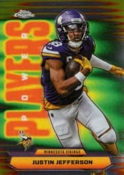 2025 Topps Chrome Power Players Justin Jefferson #PP-22 card