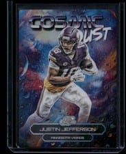 2025 Topps Cosmic Chrome Cosmic Dust Justin Jefferson #CD-17 card