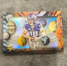 2025 Topps Cosmic Chrome Planetarium Justin Jefferson #PL-21 card