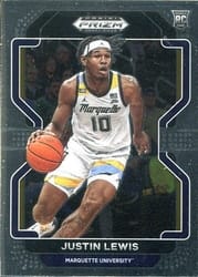 2022 Panini Prizm Draft Picks Base Set Justin Lewis #93 card