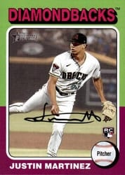 2024 Topps Heritage Base Set Justin Martinez #169 card