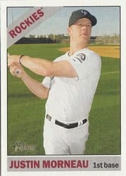 2015 Topps Heritage Base Set Justin Morneau #299 card