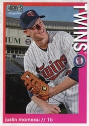 2022 Topps Archives Snapshots Base Set Justin Morneau #4 card