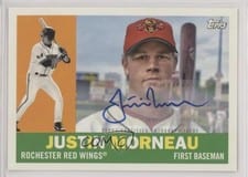 2022 Topps Pro Debut MiLB Legends Autographs Justin Morneau #MILB-12 card