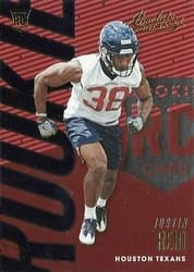 2018 Panini Absolute Base Set Justin Reid #140 card