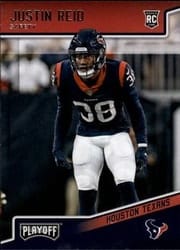 2018 Panini Playoff Base Set Justin Reid #263 card