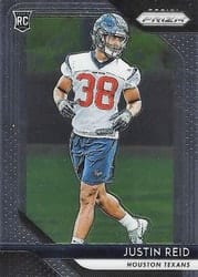 2018 Panini Prizm Base Set Justin Reid #263 card