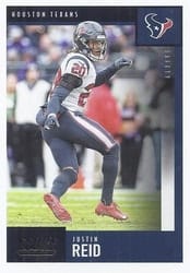 2020 Score Base Set Justin Reid #90 card