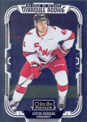 2025-26 O-Pee-Chee Platinum Base Set Justin Robidas #214 card