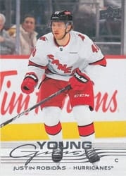 2025-26 Upper Deck Base Set Justin Robidas #243 card