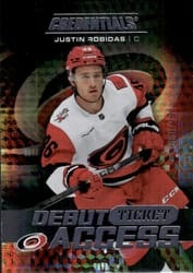 2025-26 Upper Deck Credentials Base Set Justin Robidas #140 card