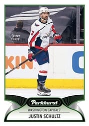 2021-22 Parkhurst Base Set Justin Schultz #104 card