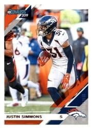 2019 Donruss Base Set Justin Simmons #88 card
