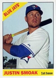 2015 Topps Heritage Base Set Justin Smoak #665 card