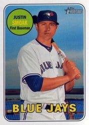 2018 Topps Heritage Base Set Justin Smoak #240 card