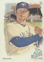 2019 Topps Allen & Ginter Base Set Justin Smoak #68 card