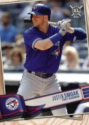 2019 Topps Big League Base Set Justin Smoak #52 card