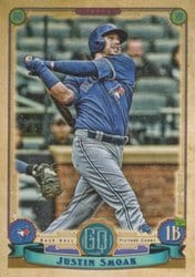 2019 Topps Gypsy Queen Base Set Justin Smoak #236 card