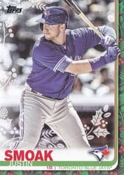2019 Topps Holiday Base Set Justin Smoak #HW78 card