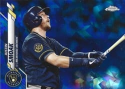 2020 Topps Chrome Sapphire Edition Base Set Justin Smoak #520 card