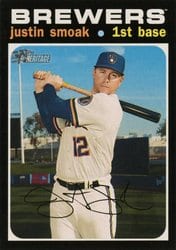 2020 Topps Heritage Base Set Justin Smoak #533 card