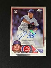 2023 Topps Chrome Update Autograph Justin Steele #AC-JST card