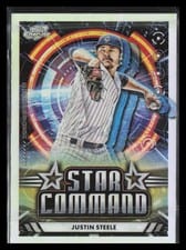 2024 Topps Cosmic Chrome Star Command Justin Steele #SC-21 card