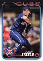 2024 Topps Japan Edition Base Set Justin Steele #77 card