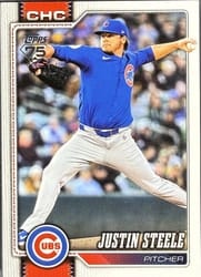 2026 Topps Base Set Justin Steele #486 card