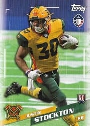 2019 Topps AAF Base Set Justin Stockton #114 card