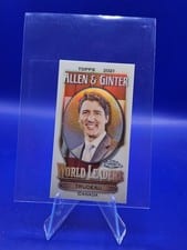 2021 Topps Allen & Ginter World Leaders Minis Justin Trudeau #MWL-3 card