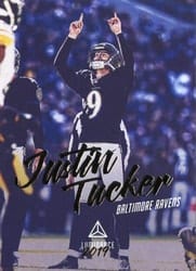 2019 Panini Luminance Base Set Justin Tucker #12 card
