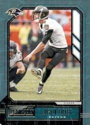 2020 Panini Playbook Base Set Justin Tucker #36 card