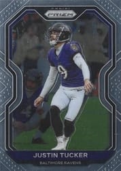 2020 Panini Prizm Base Set Justin Tucker #44 card