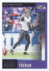 2020 Score Base Set Justin Tucker #51 card