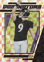 2021 Donruss Dominators Justin Tucker #D2 card