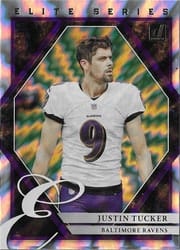 2021 Donruss Elite Series Justin Tucker #ES-JTU card