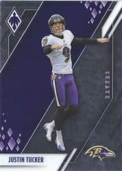 2021 Panini Phoenix Base Set Justin Tucker #10 card