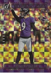 2022 Donruss Action All-Pros Justin Tucker #AP-20 card