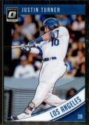 2018 Donruss Optic Base Set Justin Turner #98 card