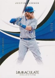 2018 Panini Immaculate Collection Base Set Justin Turner #83 card