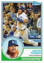 2018 Topps 1983 Topps Baseball 35th Anniversary Justin Turner #83-60 card