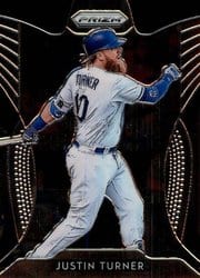 2019 Panini Prizm Base Set Justin Turner #16 card