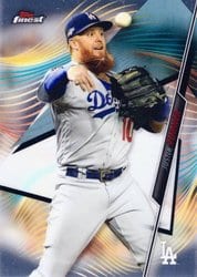 2020 Finest Base Set Justin Turner #81 card