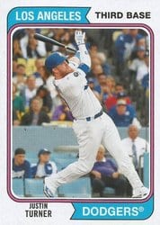 2020 Topps Archives Base Set Justin Turner #167 card